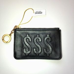 🎉HP🎉 KATE SPADE Saturday $$$ Money, Card + Coin Leather Wallet w/Keychain NWT!